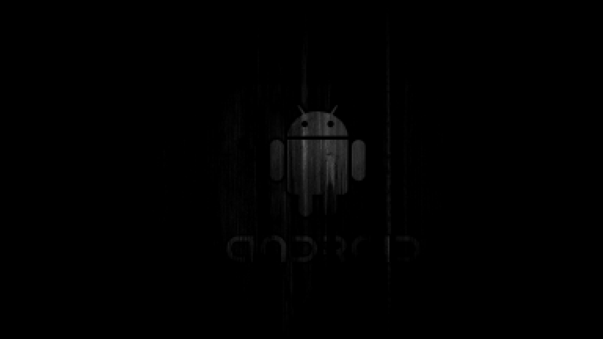 обои android Картинки Заставки android logo black and white background hd w...