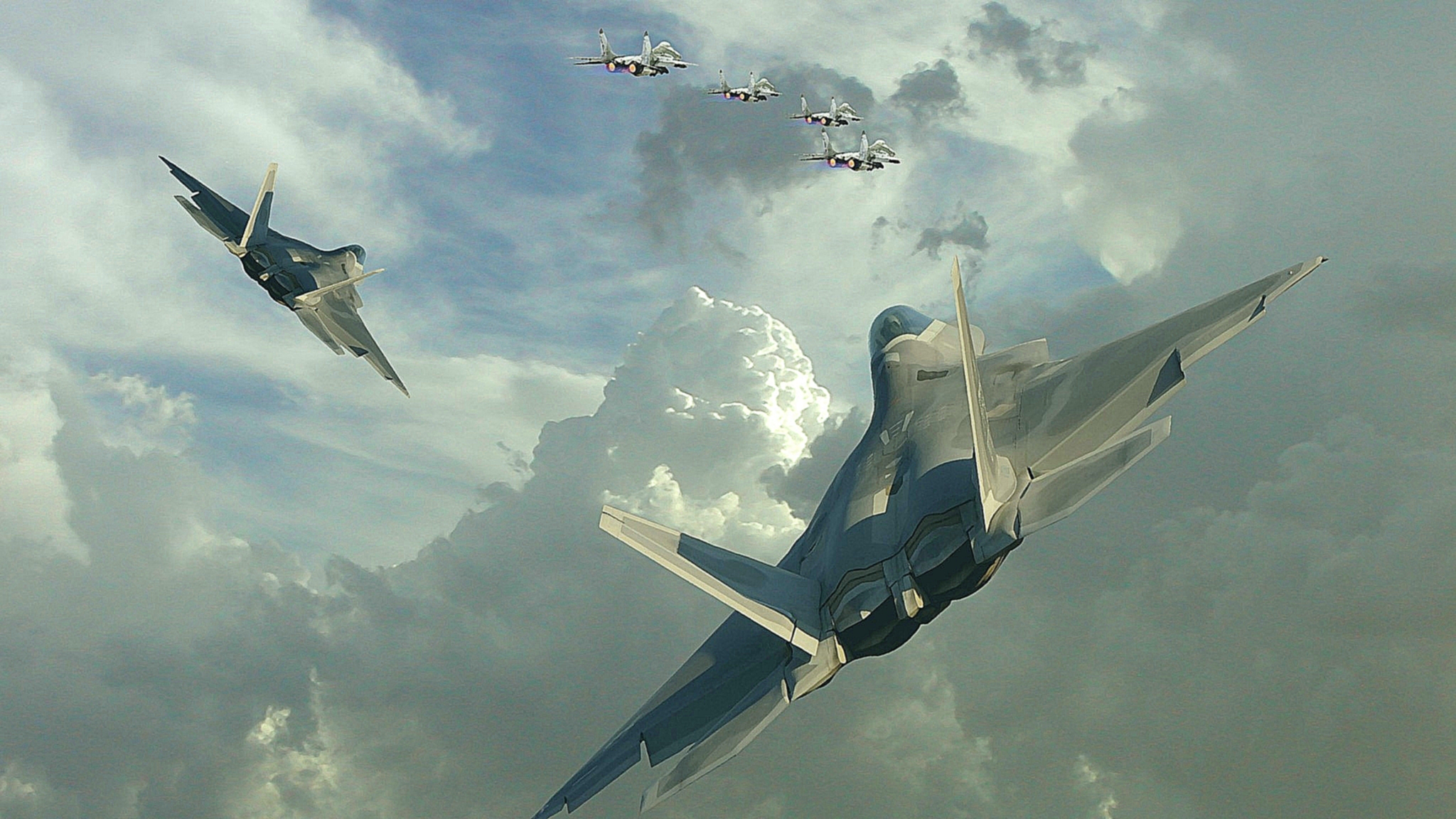 Fighter Aircraft In The Sky Wallpaper #89746 - Resolution 1920x1080 px.